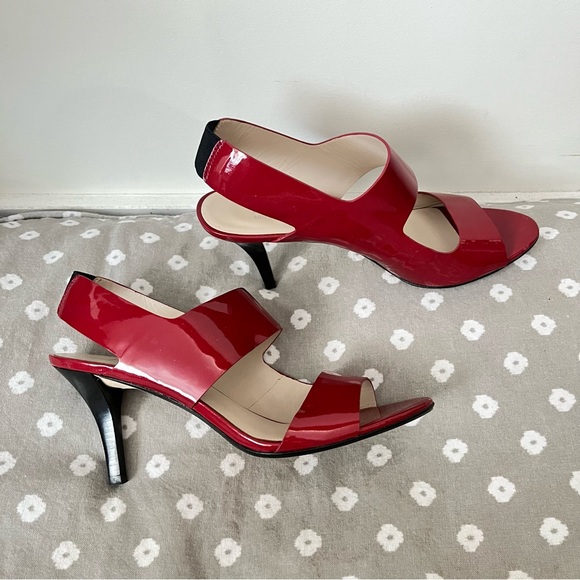 Michael Kors Candy Apple Red ladies heels size 9 - Picture 1 of 7